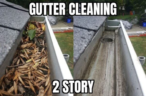 Gutter Cleaning, 2 Story, Residential Gutter Cleaning, Kansas City Metro Area