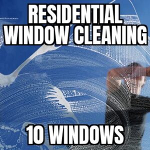Residential Window Cleaning - Up to 10 Windows -