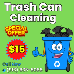 Trash bin cleaning in Kansas City Trash can cleaning company